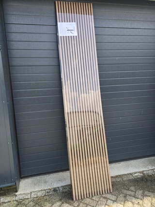 Ca. 10x Akoestische Wandpanelen Uni, 22 mm extra geïsoleerd, walnoot